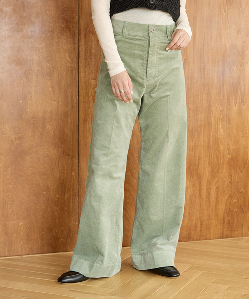 IENA LA BOUCLE(イエナラブークル)の「IENA LA BOUCLE オーガニックコットンコーデュロイパンツ(その他パンツ・レディース・ホワイト/グリーン・34/36/38/40)」の11枚目の写真