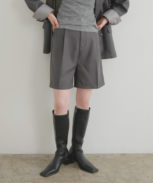 LIAN（リアン）の「ショートハーフパンツ（その他パンツ・レディース・チャコールグレー/ブラック/ベージュ/ブラウン・FREE）」の14枚目の写真