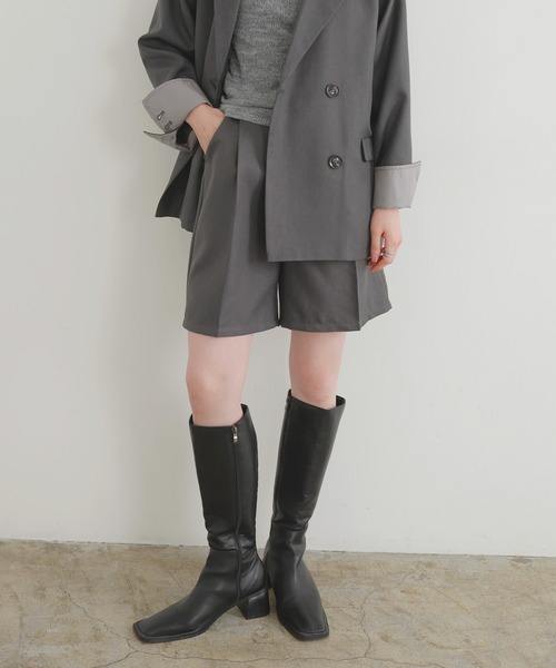LIAN（リアン）の「ショートハーフパンツ（その他パンツ・レディース・チャコールグレー/ブラック/ベージュ/ブラウン・FREE）」の15枚目の写真