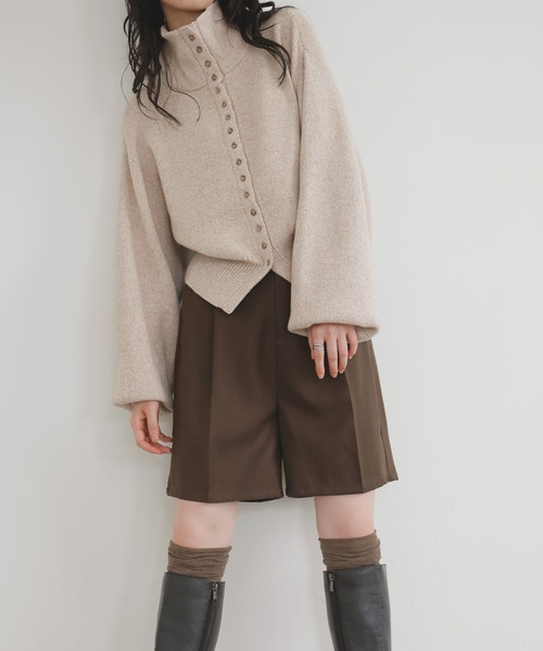 LIAN（リアン）の「ショートハーフパンツ（その他パンツ・レディース・チャコールグレー/ブラック/ベージュ/ブラウン・FREE）」の11枚目の写真