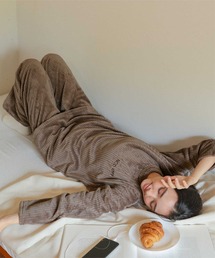 titivate（ティティベイト）の「ふわもこマシュマロタッチチュニックパジャマセットアップ（ルームウェア/パジャマ）」