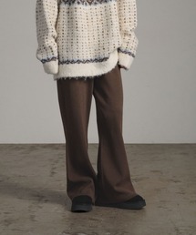 LOWRYS FARM | ニットフレアパンツ  580831(その他パンツ)