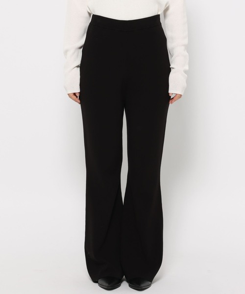 LOWRYS FARM(ローリーズファーム)の「ニットフレアパンツ 580831(その他パンツ・レディース・アイボリー/ブラック/ブラウン/ブルー・FREE)」の5枚目の写真