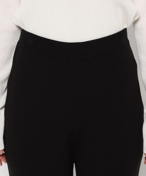LOWRYS FARM(ローリーズファーム)の「ニットフレアパンツ 580831(その他パンツ・レディース・アイボリー/ブラック/ブラウン/ブルー・FREE)」の9枚目の写真