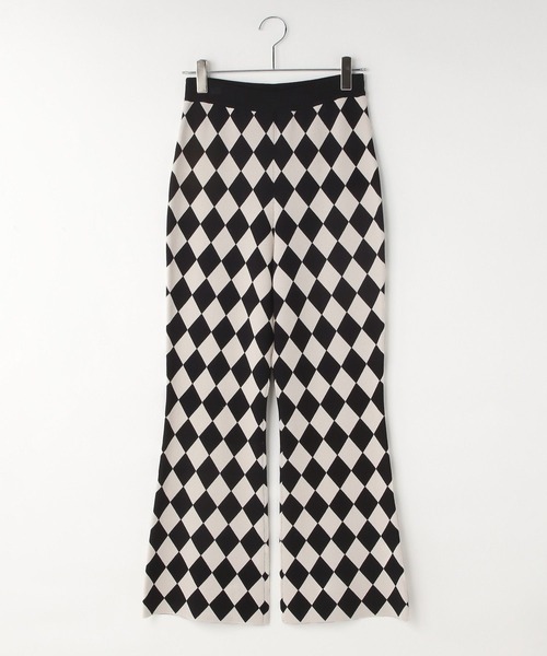 LOWRYS FARM(ローリーズファーム)の「ニットフレアパンツ 580831(その他パンツ・レディース・アイボリー/ブラック/ブラウン/ブルー・FREE)」の18枚目の写真