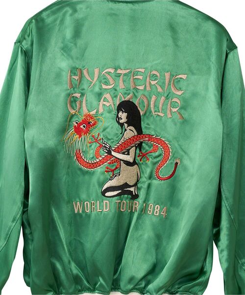 HYSTERIC GLAMOUR スカジャン ゴールド 1984 HYSTERIC GLAMOUR スカジャン ゴールド 1984