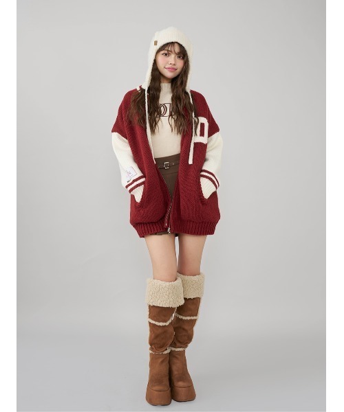 THE Social CLUBニットブルゾン（ブルゾン）｜Darich