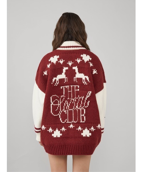 Darich THE Social CLUBニットブルゾン ダーリッチ Darich THE Social CLUBニットブルゾン （ブラウン