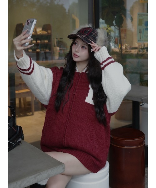 THE Social CLUBニットブルゾン（ブルゾン）｜Darich（ダーリッチ）の