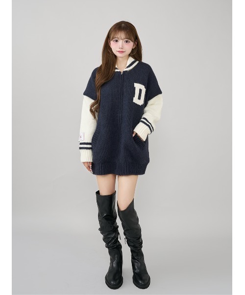 THE Social CLUBニットブルゾン（ブルゾン）｜Darich（ダーリッチ）の