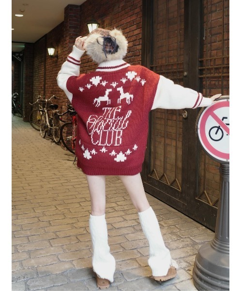 Darich THE Social CLUBニットブルゾン ダーリッチ Darich THE Social CLUBニットブルゾン （ネイビー