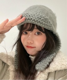 モヘアニット」に該当するニットキャップ/ビーニーファッション通販