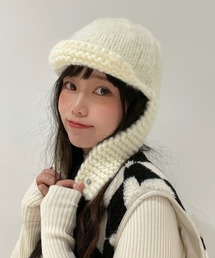 モヘアニット」に該当するニットキャップ/ビーニーファッション通販