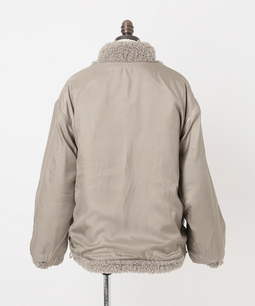 Spick & Span（スピックアンドスパン）の「ZIPBOA BZ / ジップボア ブルゾン（ブルゾン・レディース・アイボリー/ベージュ・38/36）」の14枚目の写真