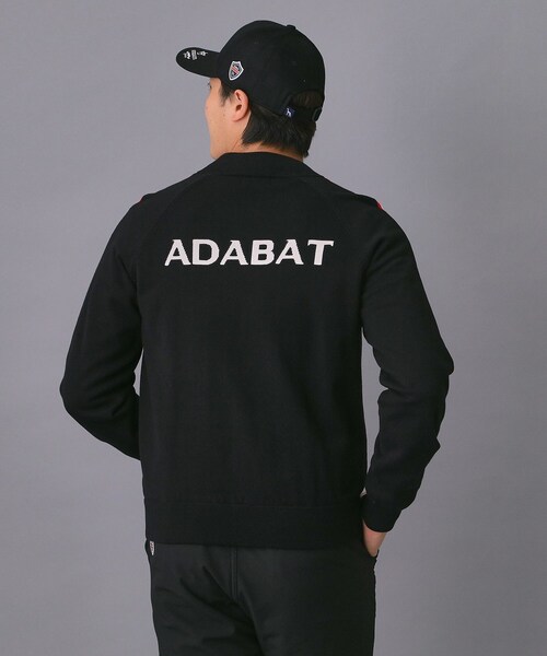 adabat（アダバット）の「【新レーベル ADABAT NAVY】スリーブラインニットブルゾン（ブルゾン・メンズ・ブラック/チャコールグレー・50/48/46）」の12枚目の写真