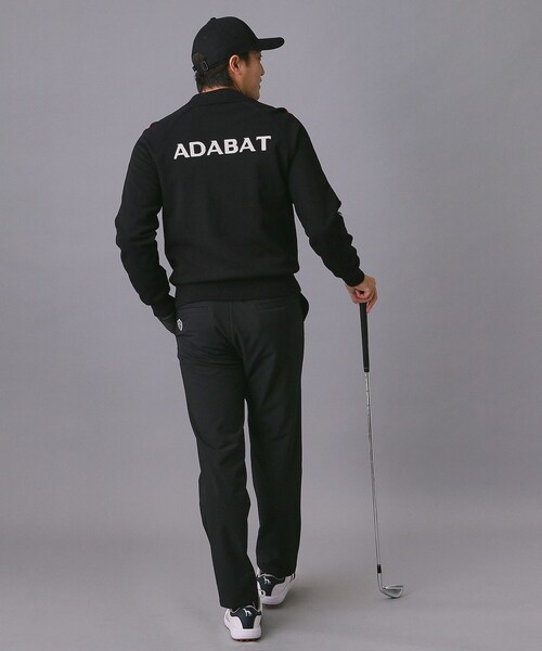 adabat（アダバット）の「【新レーベル ADABAT NAVY】スリーブラインニットブルゾン（ブルゾン・メンズ・ブラック/チャコールグレー・50/48/46）」の14枚目の写真