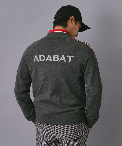adabat（アダバット）の「【新レーベル ADABAT NAVY】スリーブラインニットブルゾン（ブルゾン・メンズ・ブラック/チャコールグレー・50/48/46）」の16枚目の写真