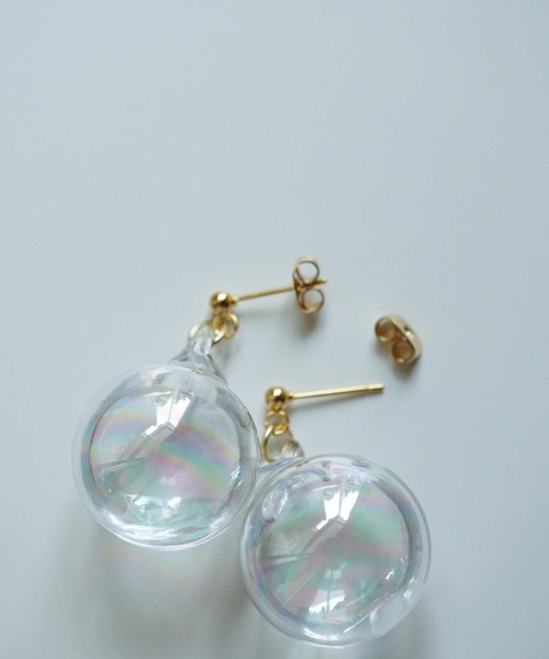 CERCA(チェルカ)の「jolie minette/ シンプル 水入りオーロラガラスドーム ピアス/アレルギー対応(ピアス(両耳用)・レディース・シルバー系その他/ゴールド/ゴールド系その他/シルバー系その他3/シルバー/シルバー系その他2/ゴールド系その他2/ゴールド系その他3/シルバー系2/シルバー系4/ゴールド系1/ゴールド系3/シルバー系1/シルバー系3/ゴールド系2/ゴールド系4・#16/#14/#20/#18)」の20枚目の写真