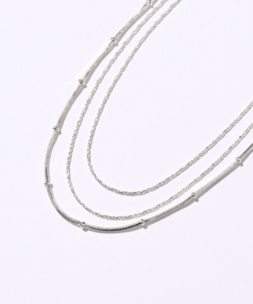Firsthand（ファーストハンド）の「Firsthand/ファーストハンド 3連チェーンネックレス（ネックレス・レディース・ゴールド/シルバー・ONE SIZE）」の7枚目の写真