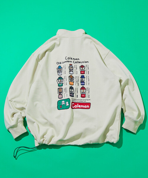 COLEMAN（コールマン）の「Coleman/コールマン Coleman×matsui×FREAK'S STORE 別注 コールマン matsui Lantern ドローコード ハーフジップ スウェット（スウェット・メンズ・チャコールグレー/ライトグレー/ブラウン/オフホワイト・MEDIUM/LARGE）」の20枚目の写真