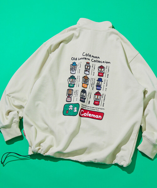 COLEMAN（コールマン）の「Coleman/コールマン Coleman×matsui×FREAK'S STORE 別注 コールマン matsui Lantern ドローコード ハーフジップ スウェット（スウェット・メンズ・チャコールグレー/ライトグレー/ブラウン/オフホワイト・MEDIUM/LARGE）」の19枚目の写真