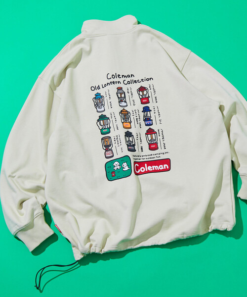 COLEMAN（コールマン）の「Coleman/コールマン Coleman×matsui×FREAK'S STORE 別注 コールマン matsui Lantern ドローコード ハーフジップ スウェット（スウェット・メンズ・チャコールグレー/ライトグレー/ブラウン/オフホワイト・MEDIUM/LARGE）」の18枚目の写真