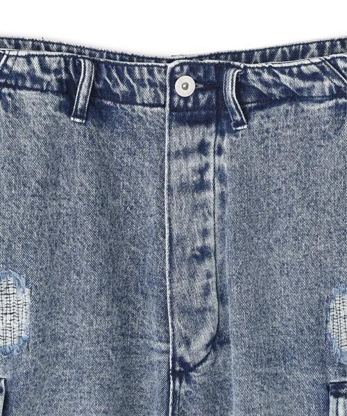 over print(オーバープリント)の「overprint/オーバープリント/TOURNIQUET HALF PANTS(デニムパンツ・レディース・ブルー/ブラック/オリーブ系・L/M/XL)」の10枚目の写真