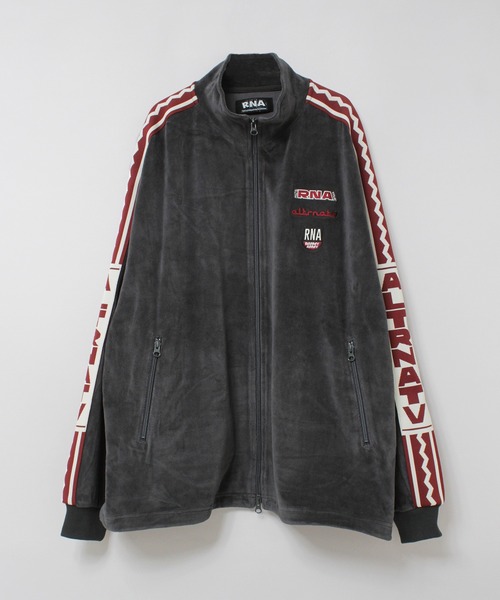 RNA（アールエヌエー）の「J2164 ベロアトラックジャケット（その他アウター・レディース・グリーン/バーガンディー/スミクロ・MEDIUM）」の7枚目の写真