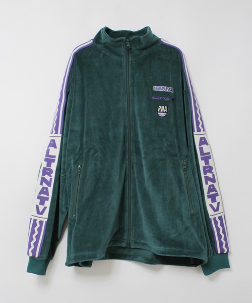 RNA（アールエヌエー）の「J2164 ベロアトラックジャケット（その他アウター・レディース・グリーン/バーガンディー/スミクロ・MEDIUM）」の11枚目の写真