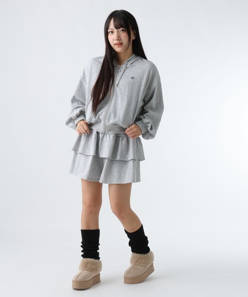 GLOBAL WORK（グローバルワーク）の「SETUPZIPパーカー＊スカパン/AND YUA ANY/579668（セットアップ・キッズ・ライトグレー/ブルー系その他4・SMALL/MEDIUM）」の8枚目の写真