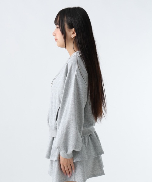 GLOBAL WORK（グローバルワーク）の「SETUPZIPパーカー＊スカパン/AND YUA ANY/579668（セットアップ・キッズ・ライトグレー/ブルー系その他4・SMALL/MEDIUM）」の12枚目の写真