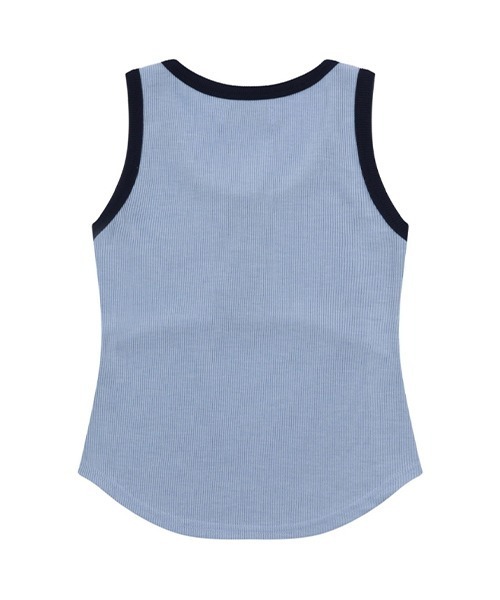 MUCENT（ムセント）の「COLOR-POP BUTTON CROP SLEEVELESS（タンクトップ・レディース・ピンク/ブラウン/カーキ/スカイブルー・FREE）」の17枚目の写真