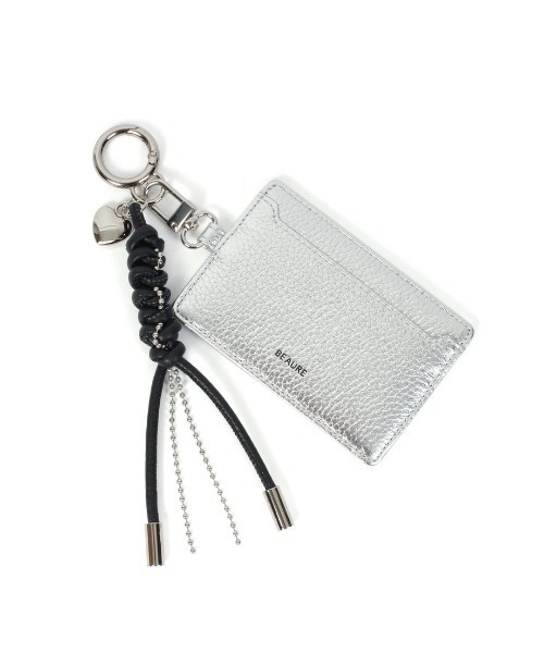 Beau're（ヴュレ）の「【BEAURE/ビュレ】レザーコード付き パスケース（パスケース・レディース・シルバー/アイボリー/イエロー/ネイビー/ピンク/ブラウン・FREE）」の6枚目の写真