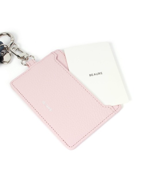 Beau're（ヴュレ）の「【BEAURE/ビュレ】レザーコード付き パスケース（パスケース・レディース・シルバー/アイボリー/イエロー/ネイビー/ピンク/ブラウン・FREE）」の21枚目の写真