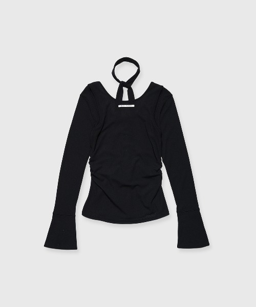 SCARF CHOKER TOPS/スカーフチョーカートップス（Tシャツ/カットソー