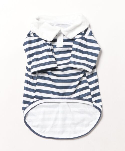 aimoha（アイモハ）の「ボーダー襟付きニット風ペットウェア（ペットウェア・レディース・ピンク/レッド/ネイビー・LARGE/MEDIUM/SMALL/X-LARGE）」の8枚目の写真