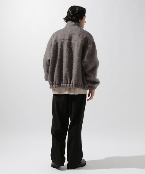 niko and...(ニコアンド)の「シャギースタンドブルゾン(ブルゾン・メンズ・スモーク/チャコール・MEDIUM/LARGE)」の18枚目の写真