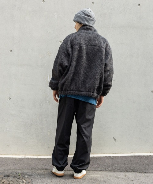 niko and...(ニコアンド)の「シャギースタンドブルゾン(ブルゾン・メンズ・スモーク/チャコール・MEDIUM/LARGE)」の5枚目の写真