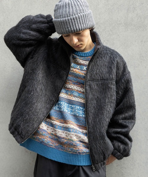 セール】シャギースタンドブルゾン（ブルゾン）｜niko and