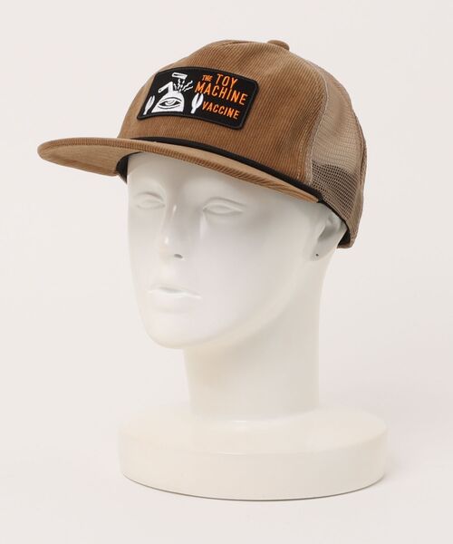 TOY　MACHINE（トイ　マシーン）の「TOY MACHINE/トイマシーン TMC CORDUROY TRUCKER CAP キャップ 253045002（キャップ・メンズ・グリーン/ブラック/ベージュ・FREE）」の14枚目の写真