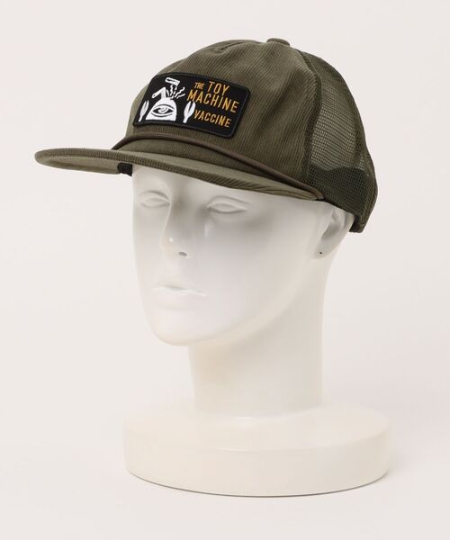 TOY　MACHINE（トイ　マシーン）の「TOY MACHINE/トイマシーン TMC CORDUROY TRUCKER CAP キャップ 253045002（キャップ・メンズ・グリーン/ブラック/ベージュ・FREE）」の15枚目の写真