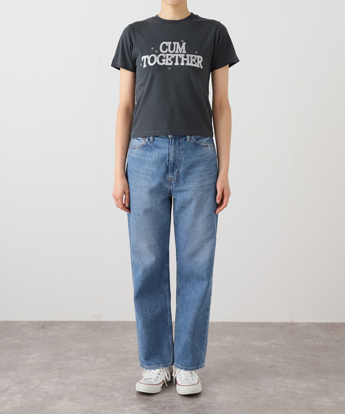 Carne Bollente（カルネボレンテ）の「Carne Bollente / カルネボレンテ Love Together（Tシャツ/カットソー・レディース・ピンク/ブラック・X-SMALL）」の7枚目の写真