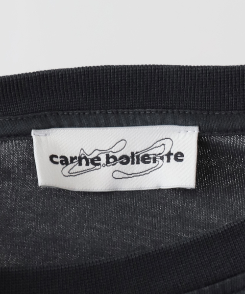 Carne Bollente（カルネボレンテ）の「Carne Bollente / カルネボレンテ Love Together（Tシャツ/カットソー・レディース・ピンク/ブラック・X-SMALL）」の14枚目の写真