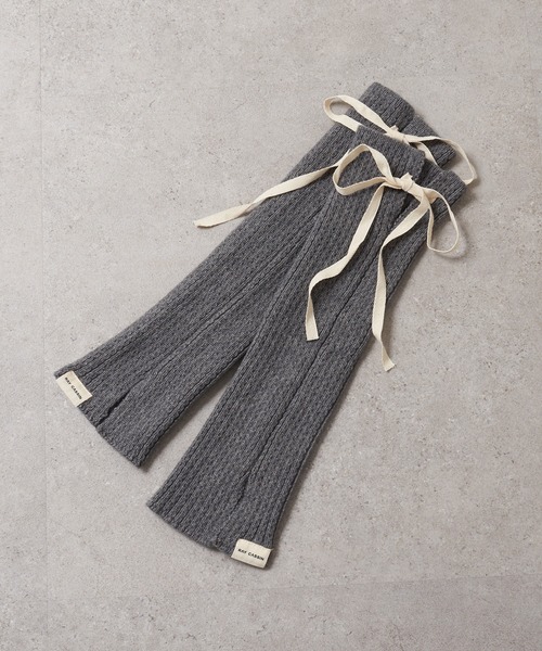 RAY CASSIN（レイカズン）の「リボン付レッグウォーマー（レッグウォーマー・レディース・アイボリー/ブラック/グレー・FREE）」の14枚目の写真