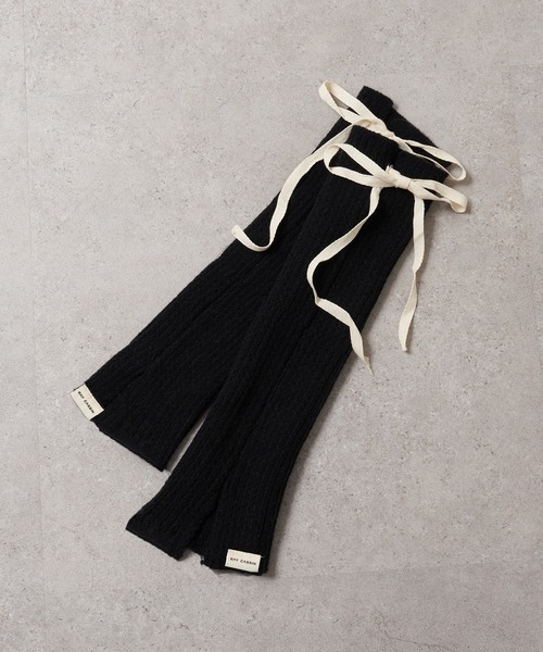 RAY CASSIN（レイカズン）の「リボン付レッグウォーマー（レッグウォーマー・レディース・アイボリー/ブラック/グレー・FREE）」の17枚目の写真