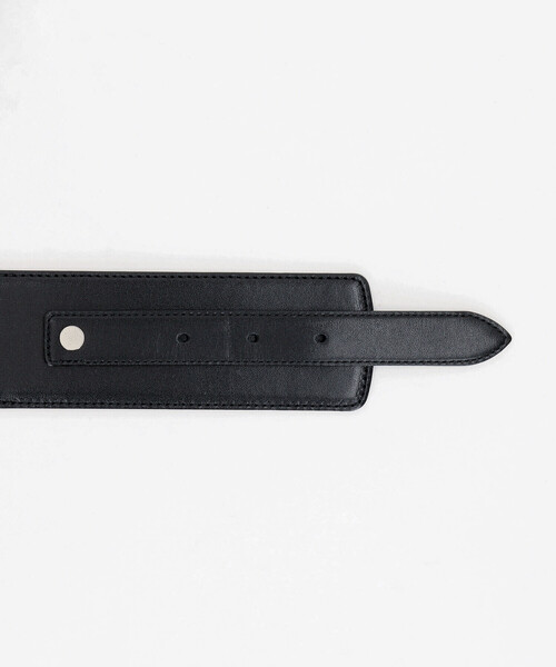 K.T KIYOKO TAKASE（キヨコタカセ）の「【2WAY】50mm ゴムベルト（ベルト・レディース・オフホワイト・9号）」の2枚目の写真