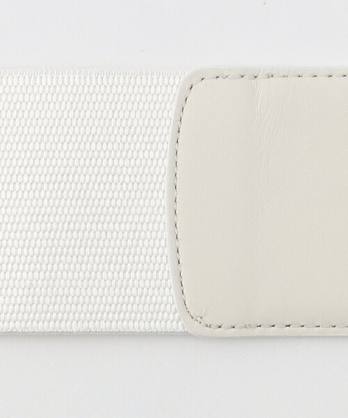 K.T KIYOKO TAKASE（キヨコタカセ）の「【2WAY】50mm ゴムベルト（ベルト・レディース・オフホワイト・9号）」の5枚目の写真