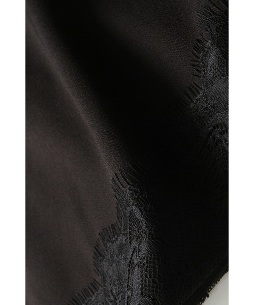 ARVELLIA(アルベリア)の「LACE CONTRAST SHIRT(シャツ/ブラウス・レディース・レッド/ブラック・M)」の12枚目の写真