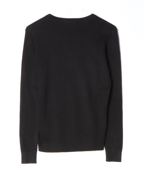 Guess（ゲス）の「Long Sleeves Crew Neck Reyna Logo Sweater ニット セーター （ニット/セーター・レディース・ブラック/クリーム・SMALL/X-SMALL/MEDIUM/LARGE/X-LARGE）」の4枚目の写真