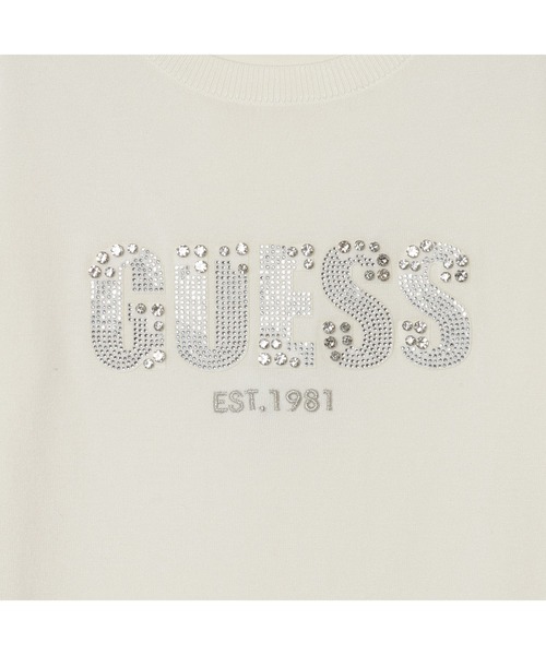 Guess（ゲス）の「Long Sleeves Crew Neck Reyna Logo Sweater ニット セーター （ニット/セーター・レディース・ブラック/クリーム・SMALL/X-SMALL/MEDIUM/LARGE/X-LARGE）」の6枚目の写真